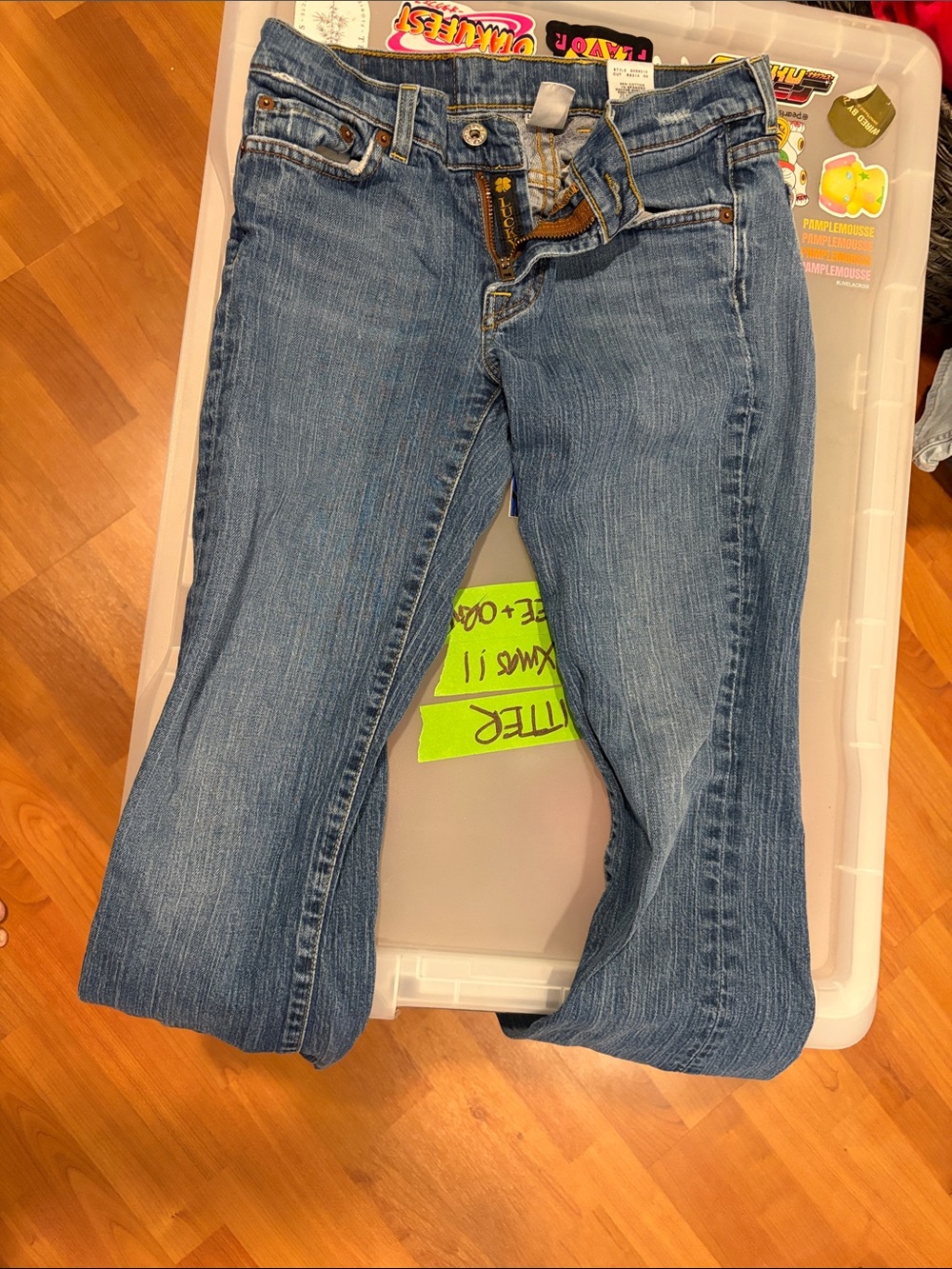 Lucky Brand Women's Medium Blue Bootcut Denim Jeans